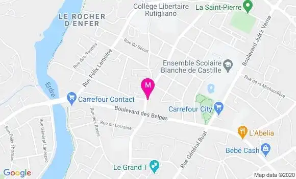 Localisation Dr François Jubert