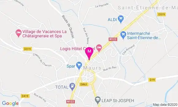 Localisation Dr Sylvie Meghe