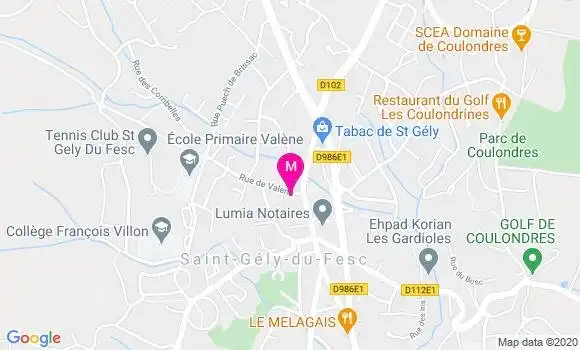 Localisation Dr Béatrice Degavre