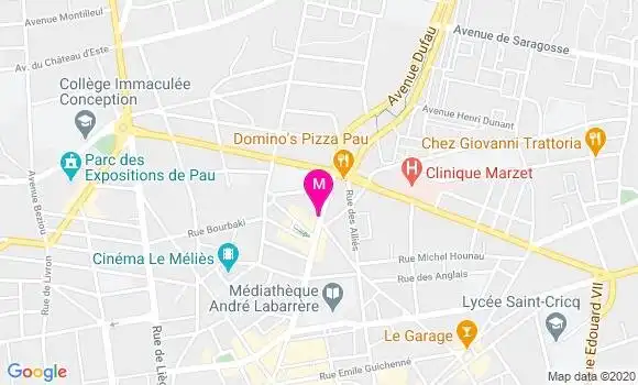 Localisation Dr Marc Pierre Vergez