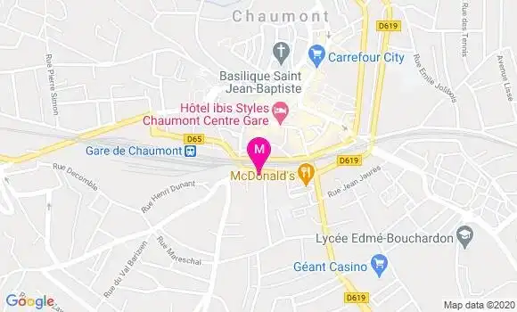 Localisation Dr Frédérique Roca