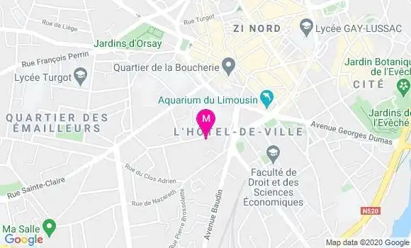Localisation Dr Pierre Fauchery