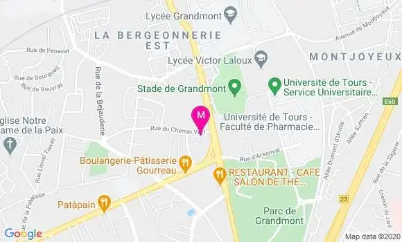 Localisation Dr Elodie Breton