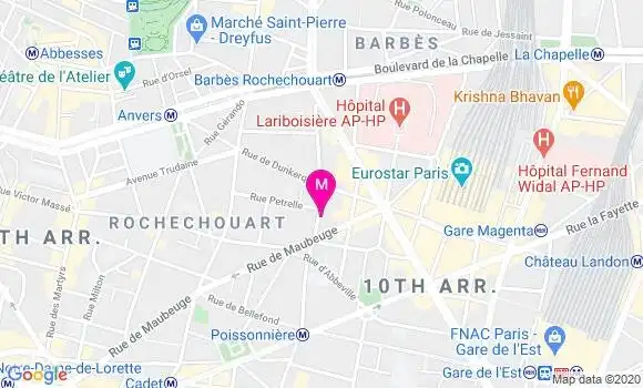 Localisation Dr Isabelle Zeggane