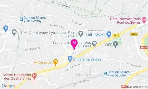 Localisation Dr Sylvie Olive