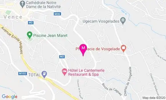 Localisation Dr Isabelle Delattre