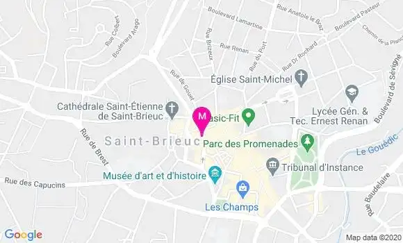 Localisation Dr Henri Milin Guillard
