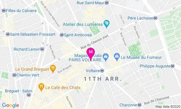 Localisation Dr Pierre Fraysse