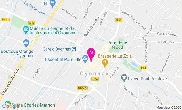 Localisation Dr Catherine Molette