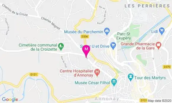 Localisation Dr Philippe Thioliere