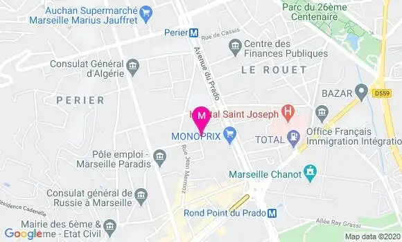 Localisation Dr Paul Castelli