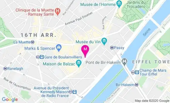 Localisation Dr Maud Bergis
