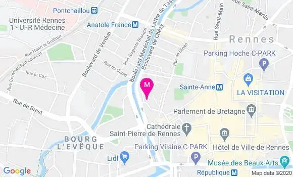 Localisation Dr Claire Marty Treguier
