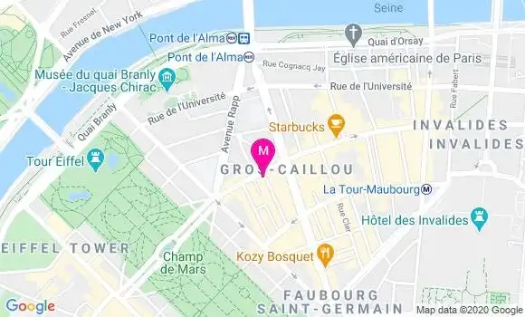 Localisation Dr Farnaz Meunier Kazerouni