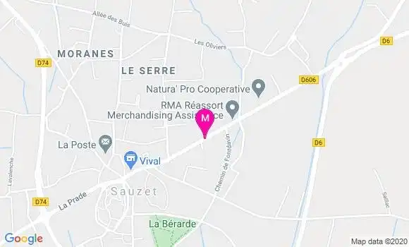 Localisation Dr Hugues Danjou