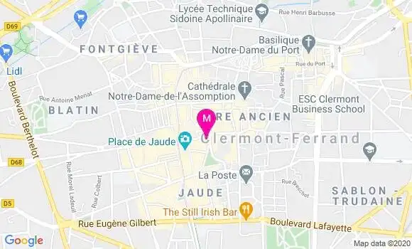 Localisation Dr Denis Lonjaret