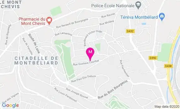 Localisation Dr Jean Paul Mongenot