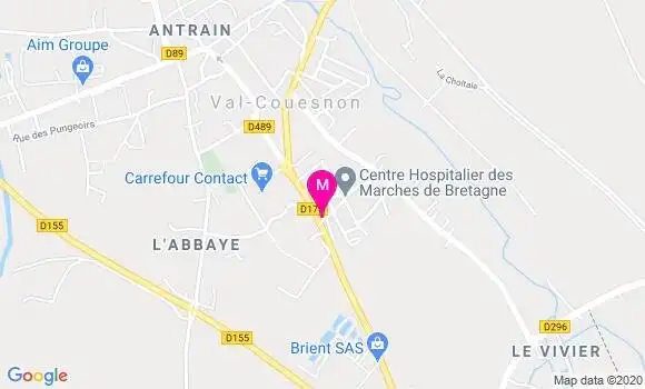 Localisation Dr Philippe Vellard