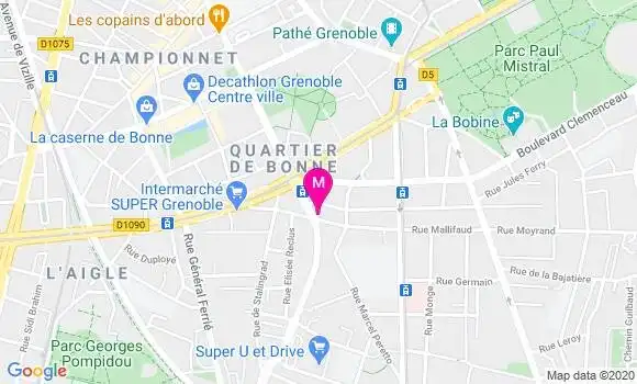 Localisation Dr Gérard Campa