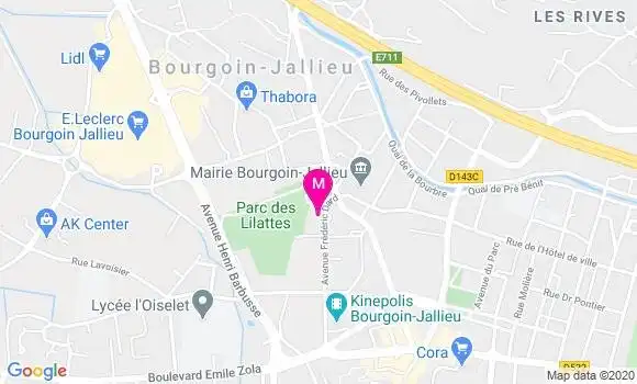 Localisation Dr Laurence Lorcet