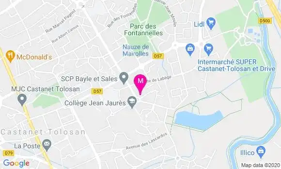 Localisation Dr Sophia Abidine