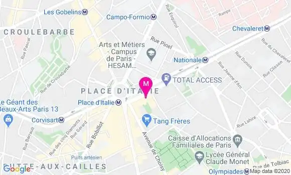 Localisation Dr Catherine Vilmer Renaud