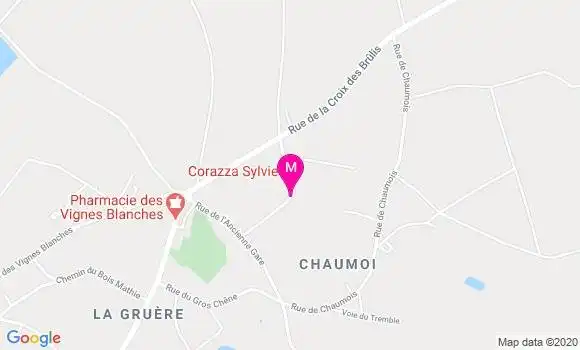 Localisation Dr Sylvie Corazza