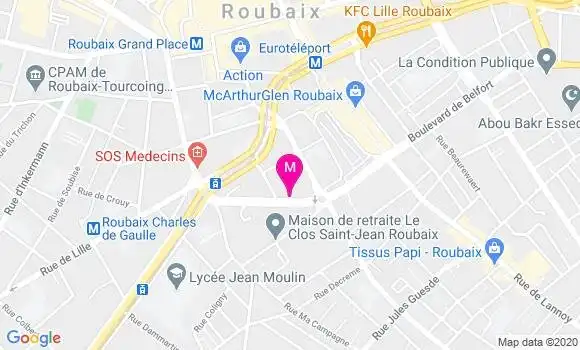 Localisation Dr Edouard Hubert