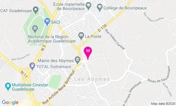 Localisation Dr Jean Onesippe