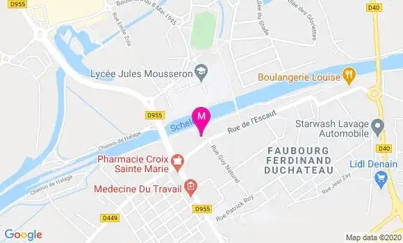 Localisation Dr François Carpentier