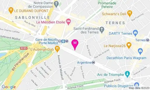 Localisation Dr Pascale Mathelier Fusade
