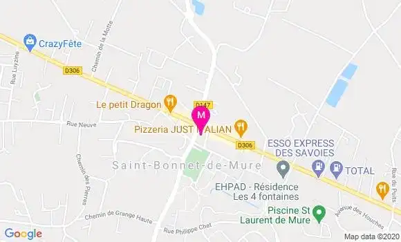 Localisation Dr Eric Bandet