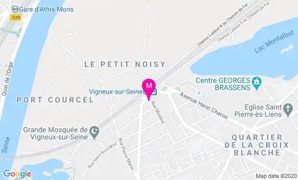Localisation Dr Pascal Lu