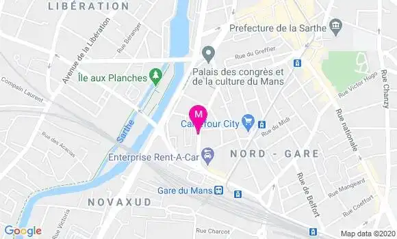 Localisation Dr Florence Dauguet