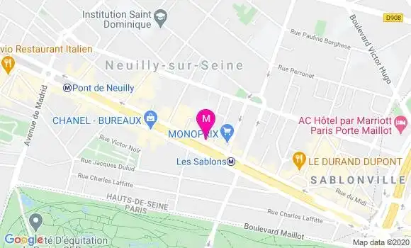 Localisation Dr Hubert Mourot