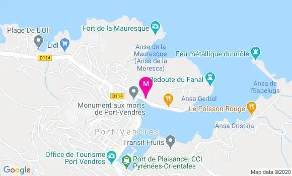 Localisation Dr Michel Strehaiano