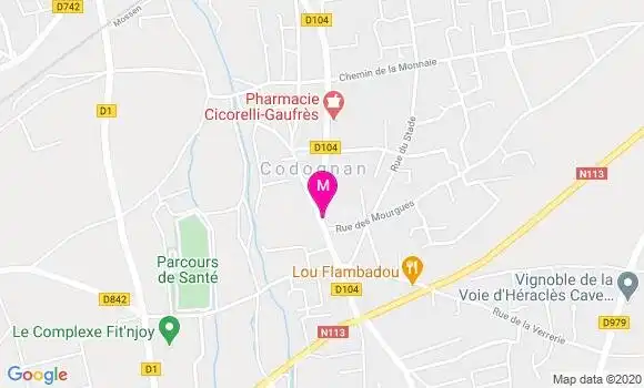 Localisation Dr Nicole Ferrier