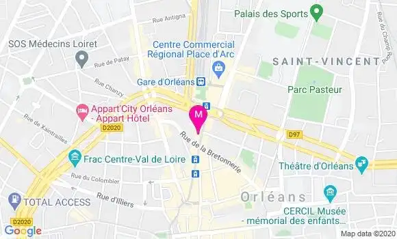 Localisation Dr Martine Darchy Gilliard