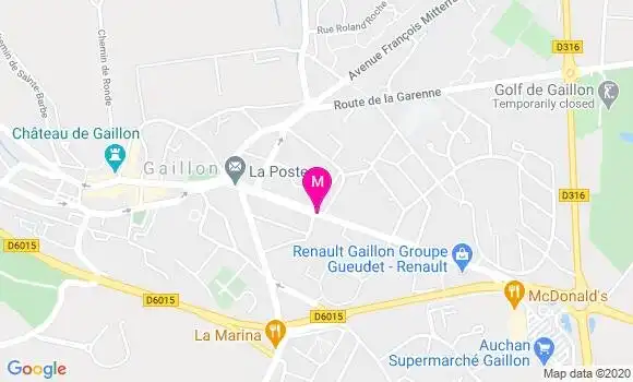 Localisation Dr Marie Christine Hermenault