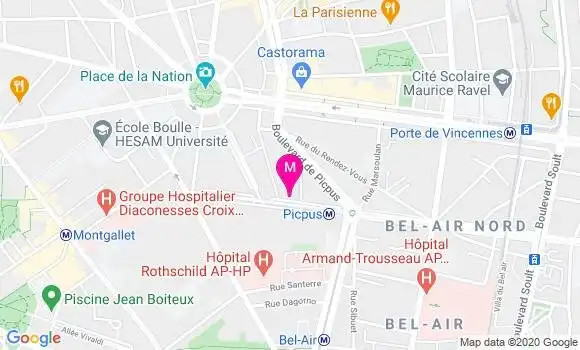 Localisation Dr Daniel Bourla
