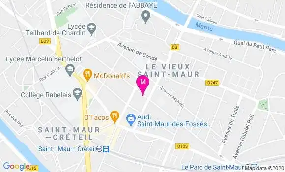 Localisation Dr Laurent Patte