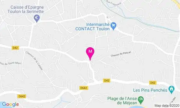 Localisation Dr Caroline Louis