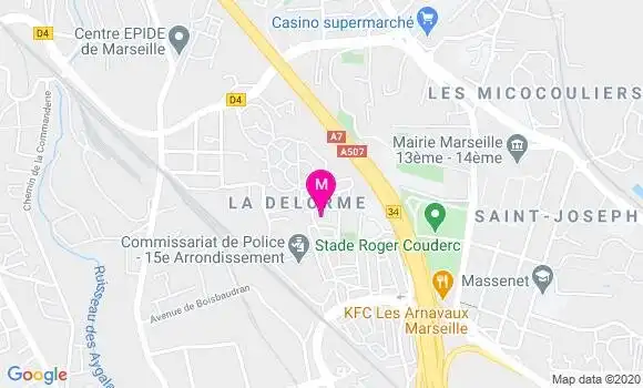 Localisation Dr Christian Sebastien