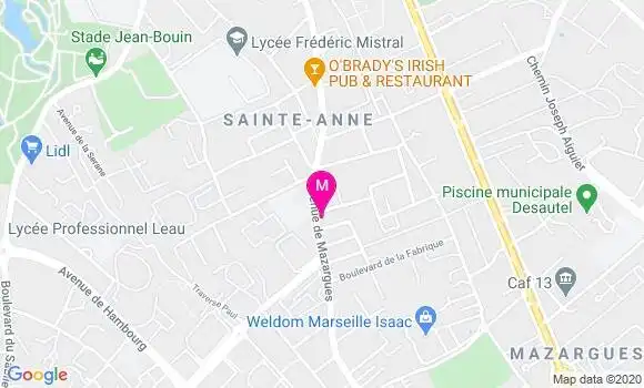 Localisation Dr Jacqueline Ponte Astoul