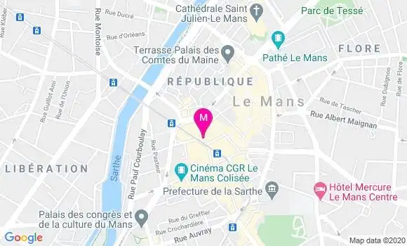 Localisation Dr Bertrand Guiouillier