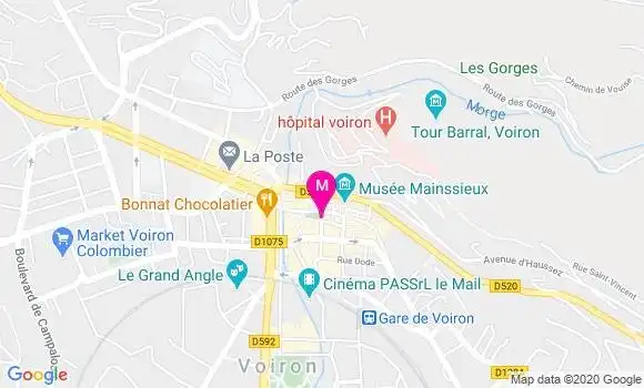 Localisation Dr Jean Christophe Brunat