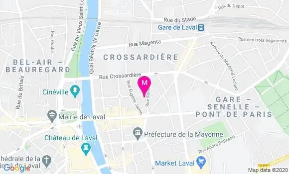 Localisation Dr Sylvie Bouillon Douette