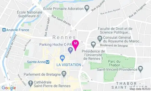 Localisation Dr Eric Caillault