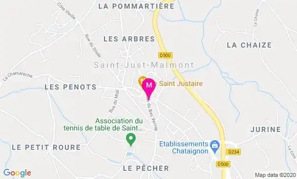 Localisation Dr Didier Houzé