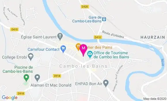 Localisation Dr Elodie Larrondo
